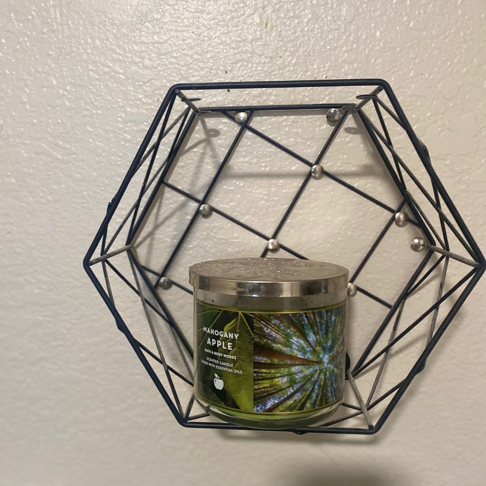 Black Hexagon Shelf